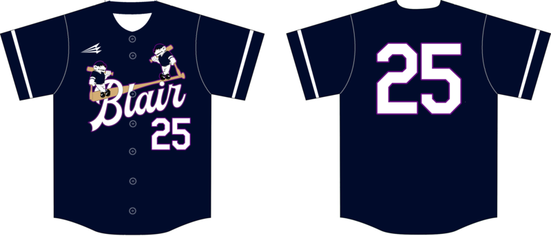 Blair Bears Custom NanoDri Baseball Jersey #J13