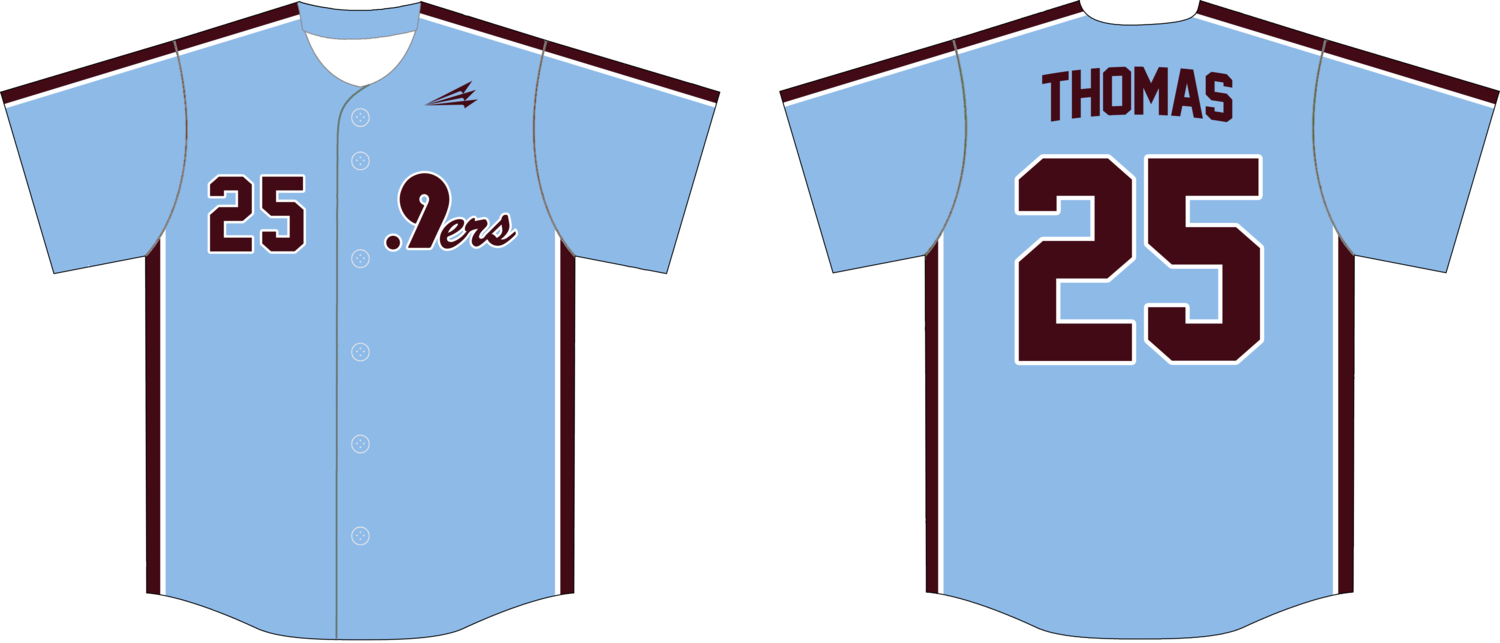 Middletown 9ers Custom Nanodri Baseball Jersey #J1
