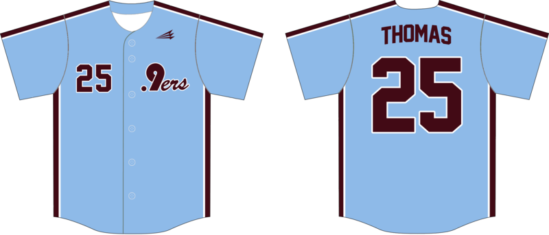 Middletown 9ers Custom Nanodri Baseball Jersey #J1