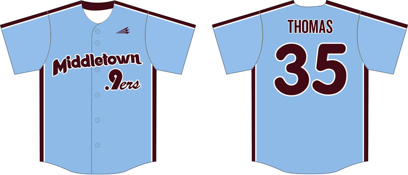 Middletown 9ers Custom Nanodri Baseball Jersey #J2