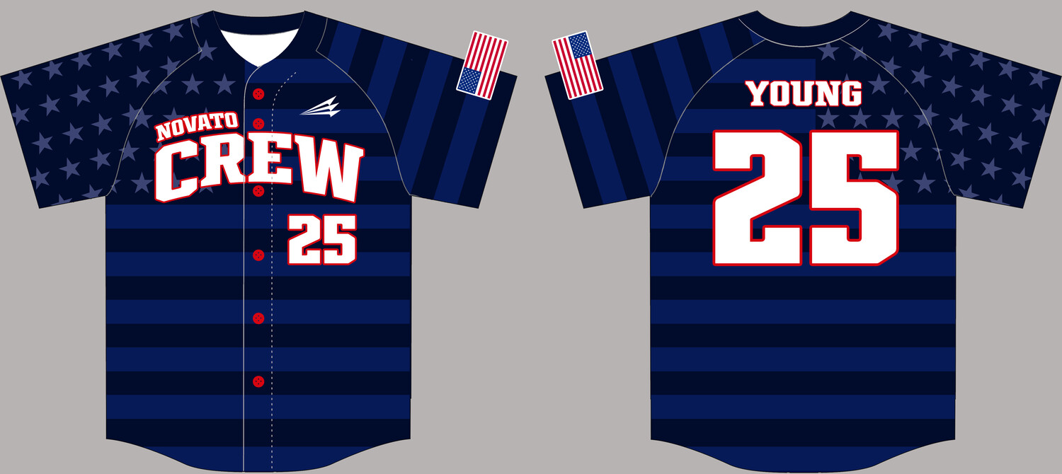 Novato Crew Custom HexaFlex Baseball Jersey #J3B