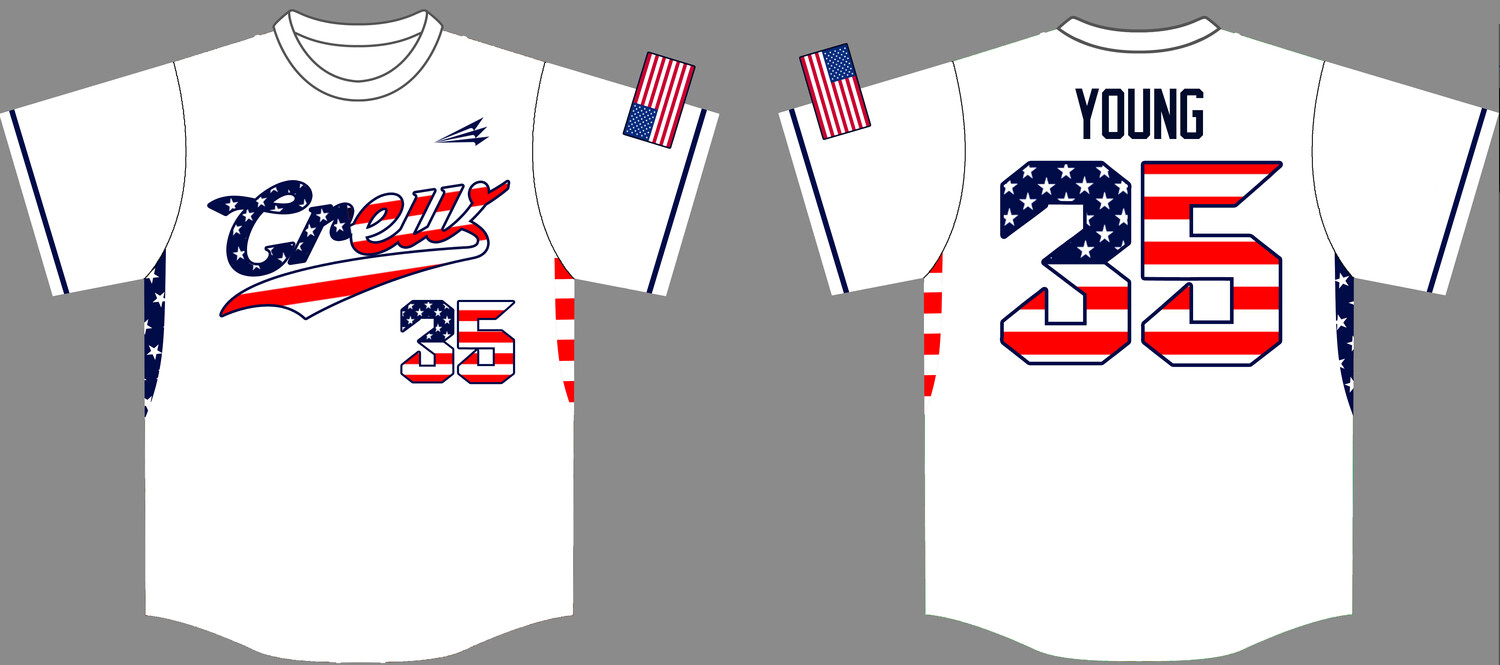 Novato Crew Custom HexaFlex Baseball Jersey #J4