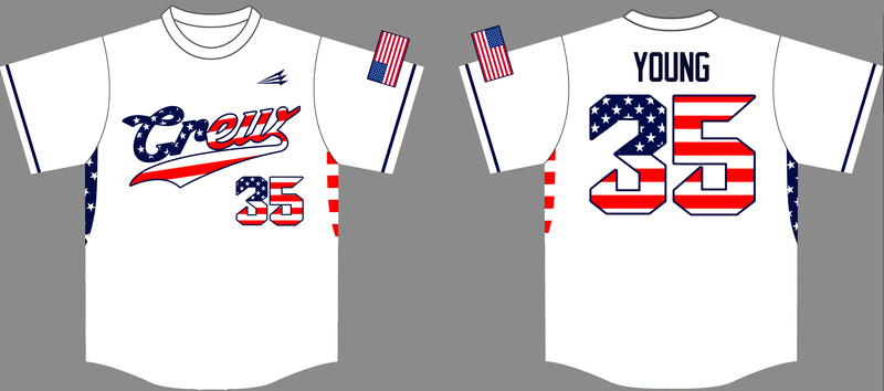 Novato Crew Custom HexaFlex Baseball Jersey #J4