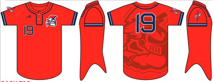 Quicksilver Knights Custom NanoDri Baseball Jersey #J1