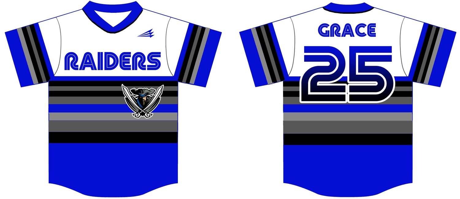 Raiders Custom Baseball Jersey (Grice)