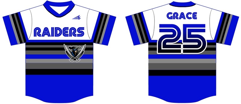 Raiders Custom Baseball Jersey (Grice)