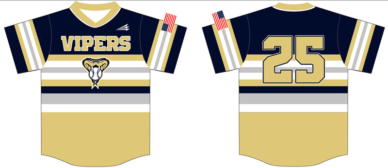Pelham Bay Vipers Custom NanoDri Baseball Jersey #J1B