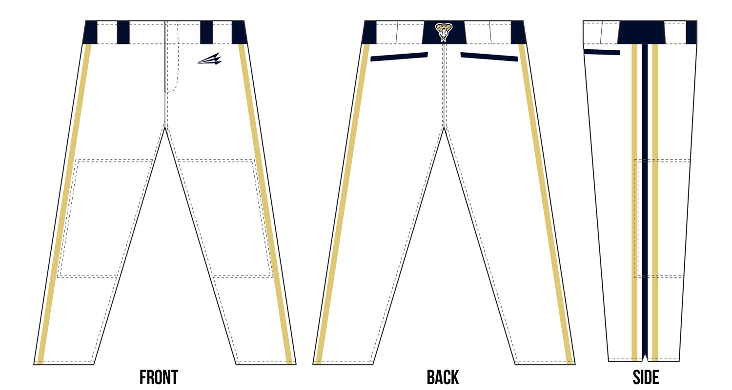 Pelham Bay Vipers Custom Stacheman Elite Long Baseball Pants #BP1