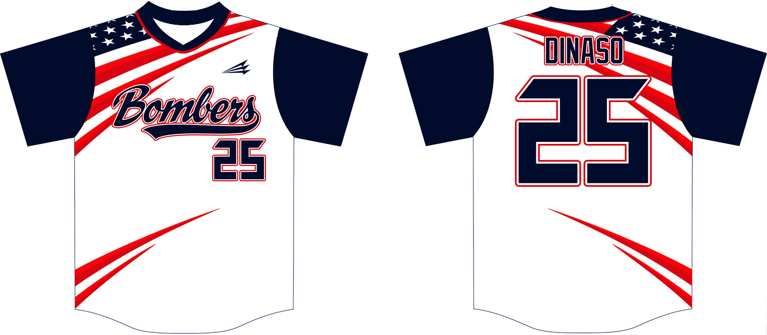 OC Bombers Custom Pro Premier Baseball Jersey #J3