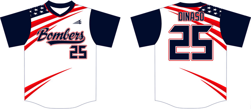 OC Bombers Custom Pro Premier Baseball Jersey #J3