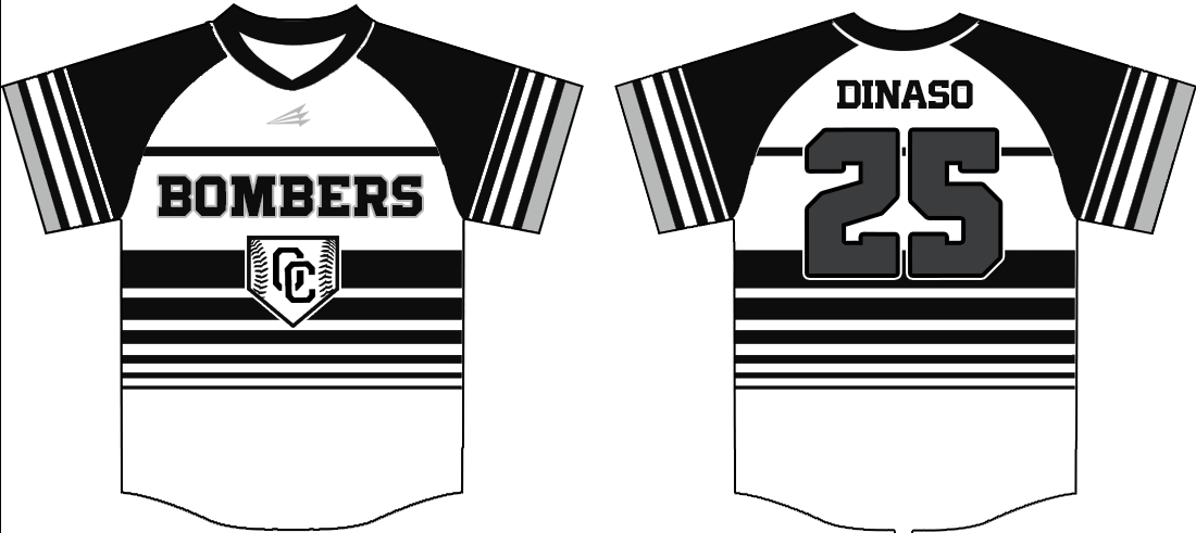 OC Bombers Custom Pro Premier Baseball Jersey #J4C