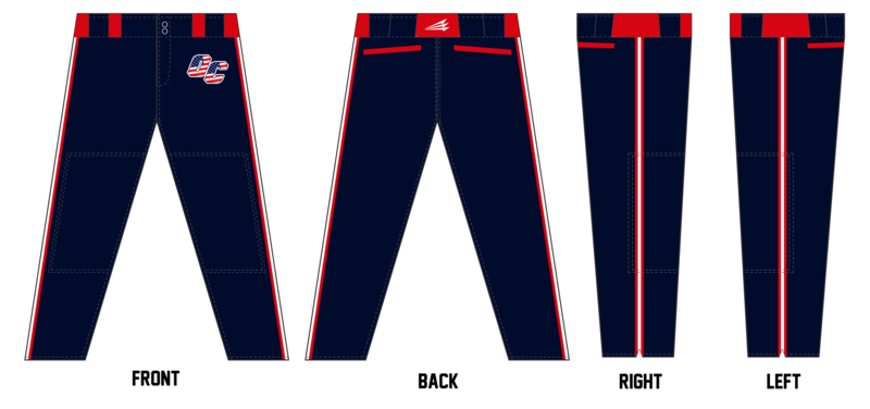 OC Bombers Custom Stacheman Elite Long Baseball Pants #BP3B
