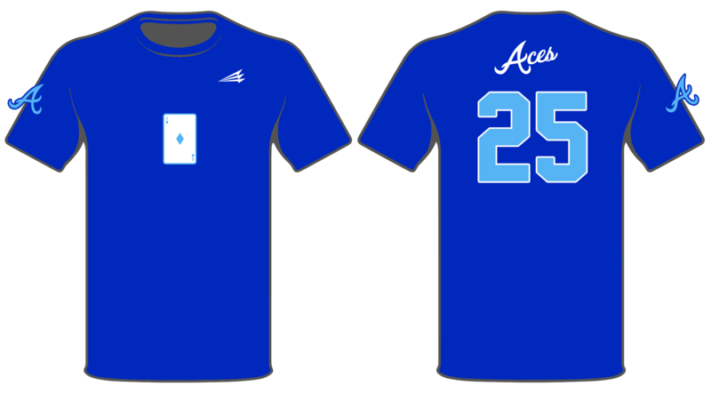 St. Mary Aces Custom Baseball HyperTee #HT3