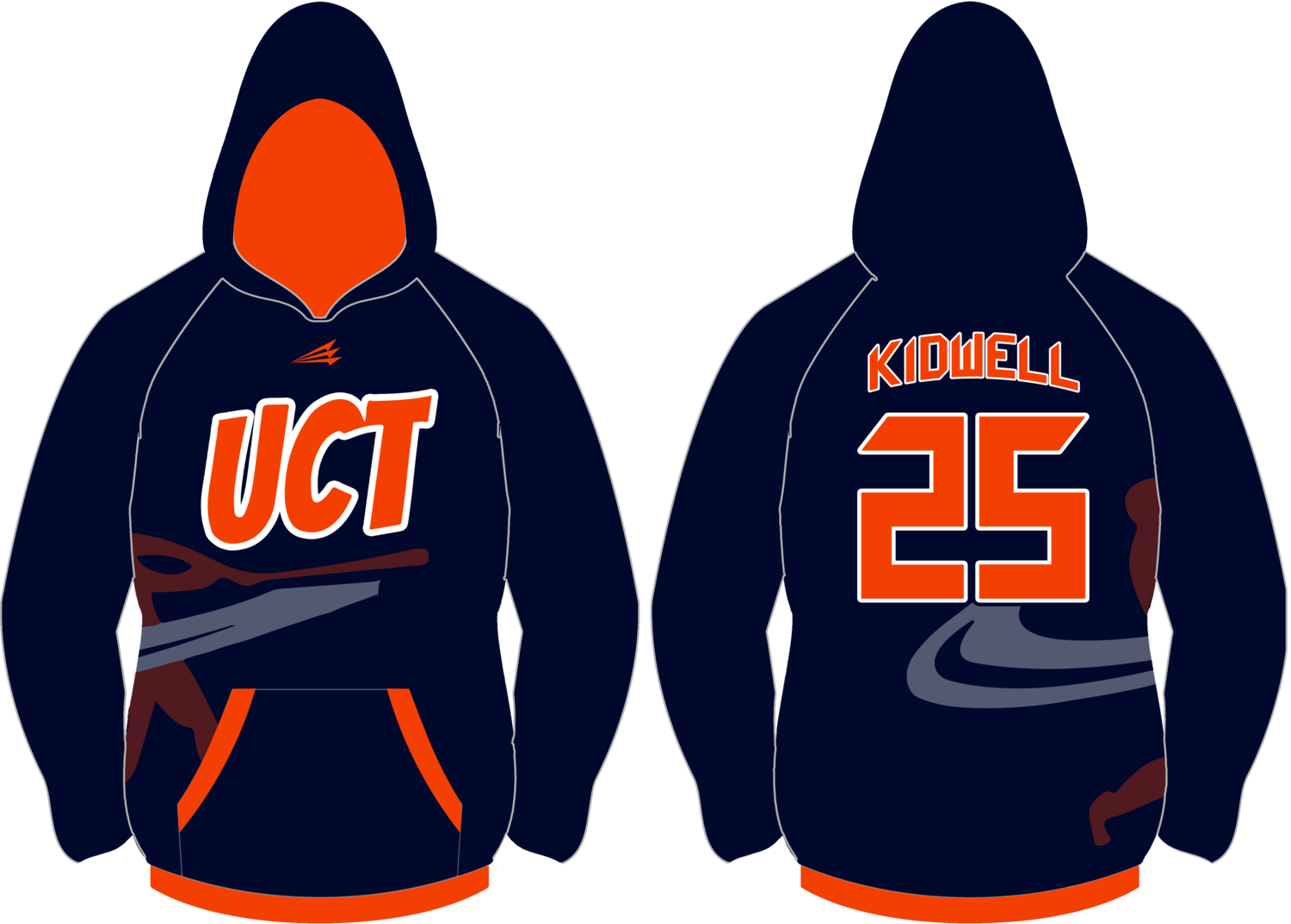 UCT Baseball Custom Vulcan Hoodie VH1