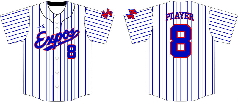 Kentucky Expos Custom NanoDri Baseball Jersey #J5