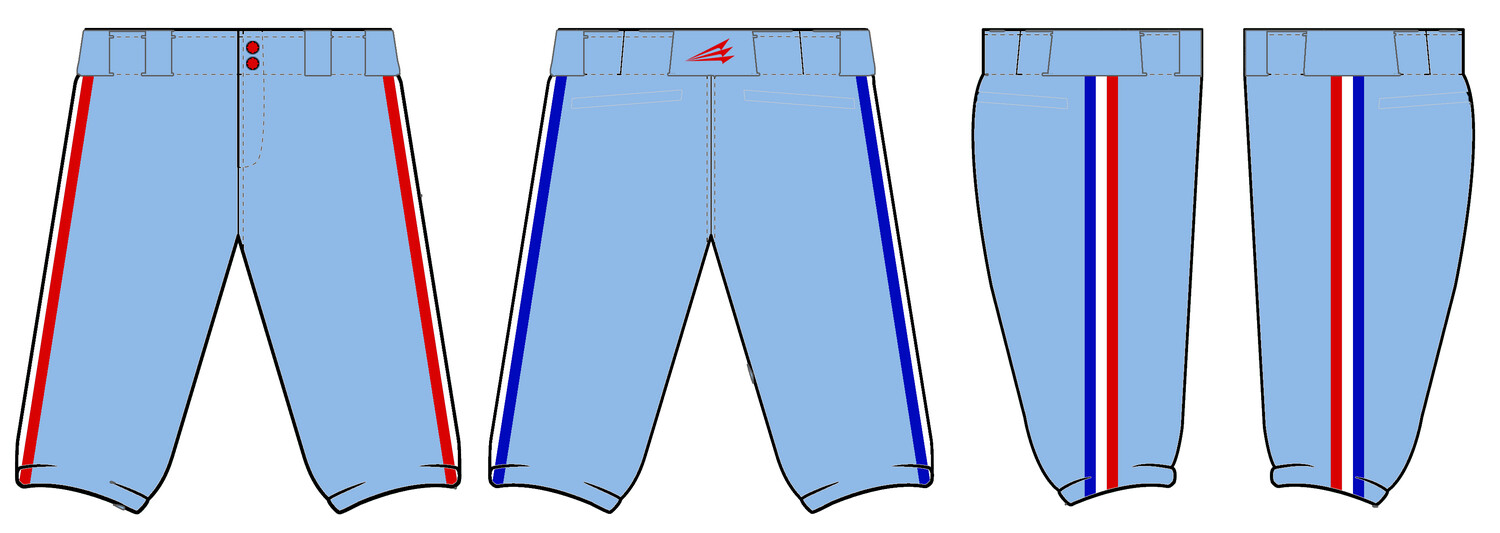 Kentucky Expos Custom Knicker Baseball Pants #BP6