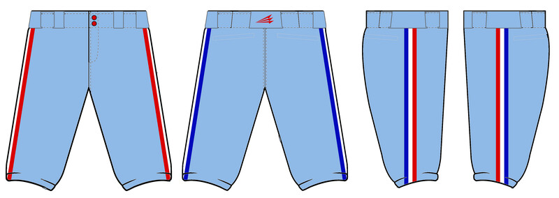 Kentucky Expos Custom Knicker Baseball Pants #BP6
