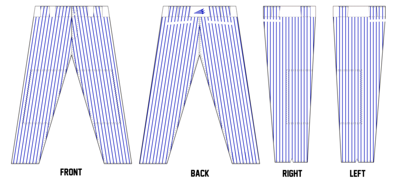 Kentucky Expos Custom Long Relaxed Baseball Pants #BP5