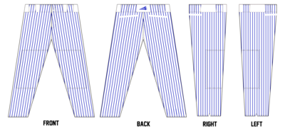 Kentucky Expos Custom Long Relaxed Baseball Pants #BP5