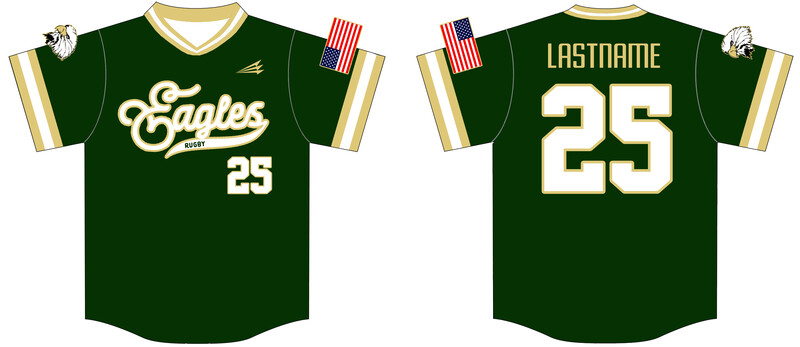 Rugby Eagles Custom NanoDri Baseball Jersey #J2B
