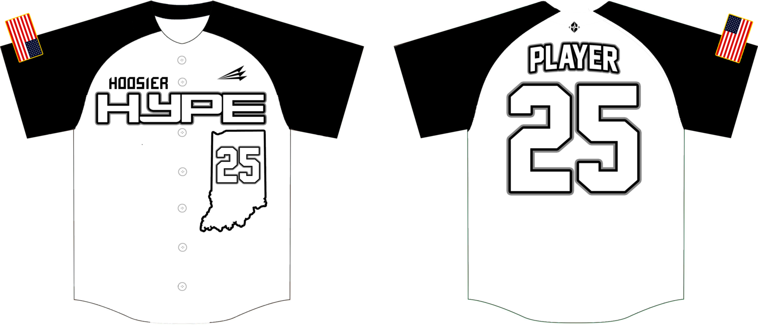 Hoosier Hype Custom HexaFlex Baseball Jersey #J3F