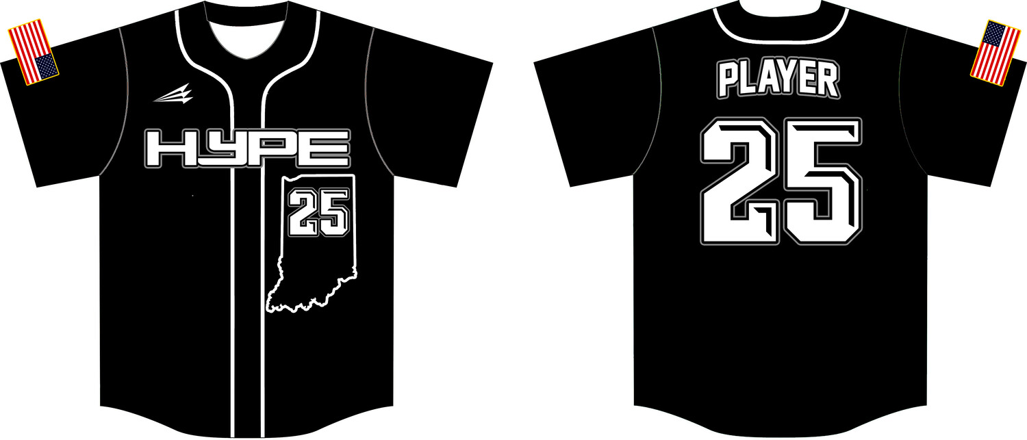 Hoosier Hype Custom HexaFlex Baseball Jersey #J6C