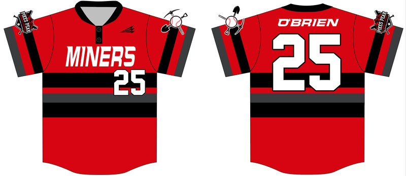 Pikes Peak Baseball Academy Miners Custom Baseball Jersey Design #J2C
