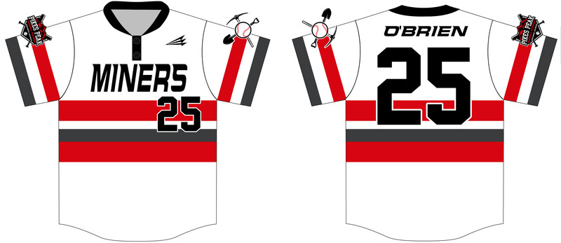 Pikes Peak Baseball Academy Miners Custom Baseball Jersey Design #J2B