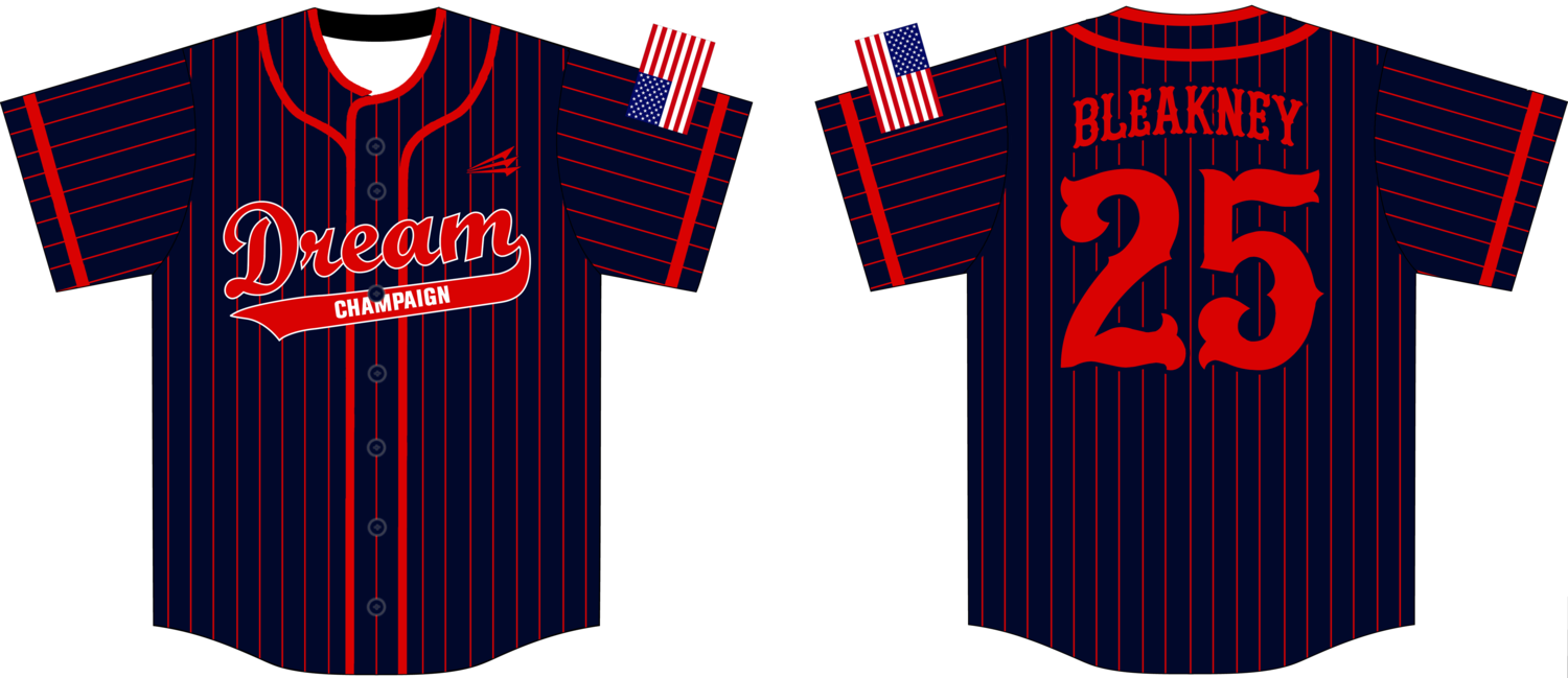 Champaign Dream Custom HexaFlex Baseball Jersey #J7