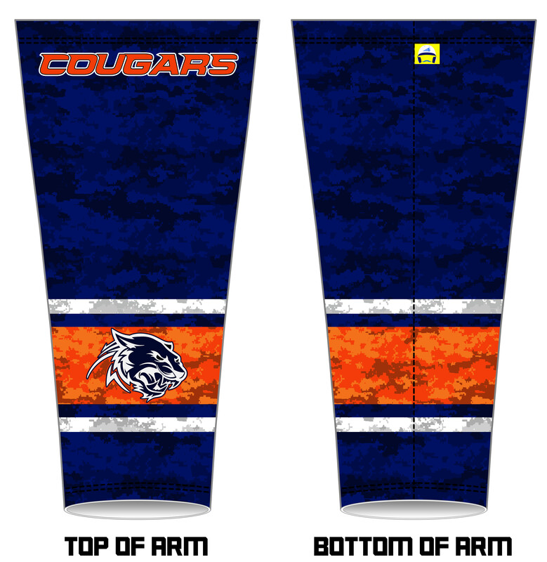 Fallston Cougars Custom Arm Sleeve #AS2
