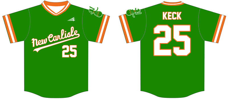 New Carlisle Newts Custom HexaFlex Baseball Jersey #J10