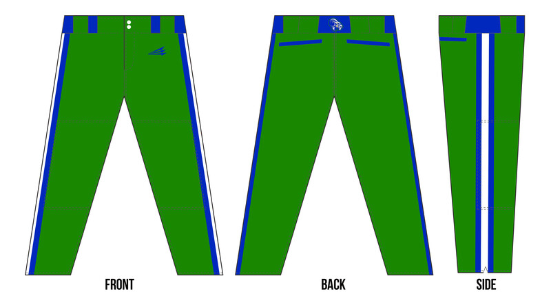 Bluegrass Yard Goats Custom Stacheman Elite Long Baseball Pants Design #BP4C