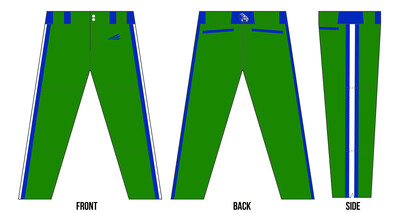 Bluegrass Yard Goats Custom Stacheman Elite Long Baseball Pants Design #BP4C