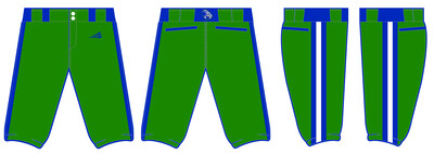 Bluegrass Yard Goats Custom Stacheman Elite Knicker Baseball Pants Design #BP4D