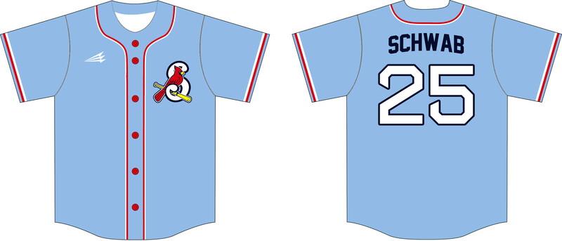 Springfield Cardinals Custom HexaFlex Baseball Jersey #J6