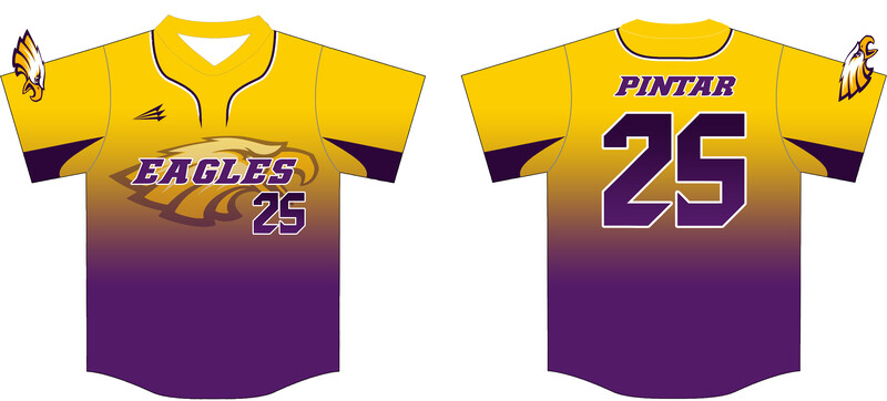 Avon Eagles Custom NanoDri Baseball Jersey #J1C