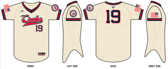 San Francisco Crabs NanoDri Baseball Jersey #J2