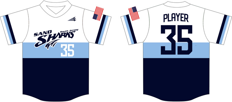 South Jersey Sand Sharks Custom HexaFlex Baseball Jersey #J2C