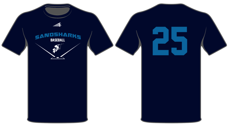 South Jersey Sand Sharks Custom HyperTee #HT1