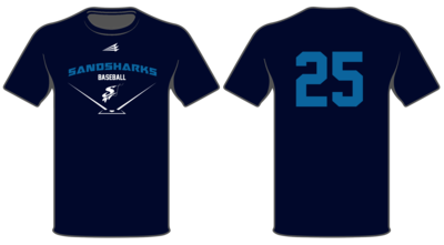 South Jersey Sand Sharks Custom HyperTee #HT1