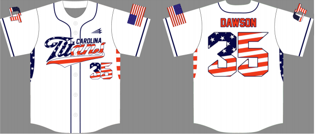 Carolina Titans Custom HexaFlex Baseball Jersey #J3