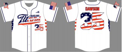 Carolina Titans Custom HexaFlex Baseball Jersey #J3