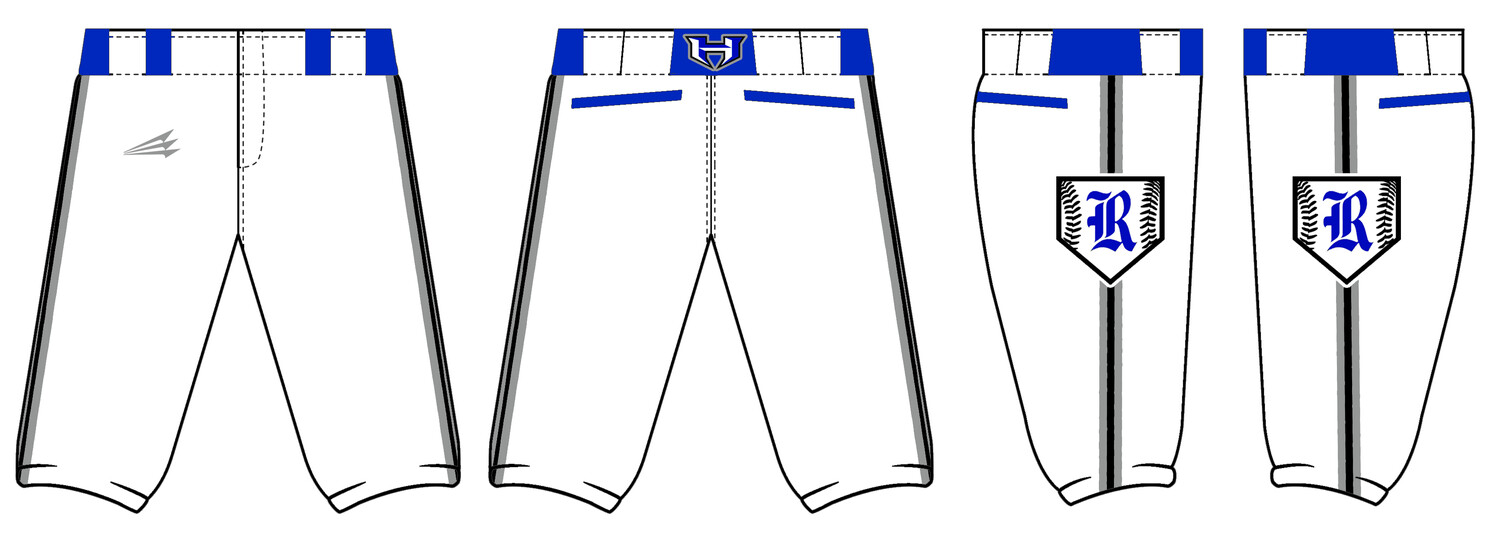 The Hitmen Custom Stacheman Elite Knicker Baseball Pants #BP5C