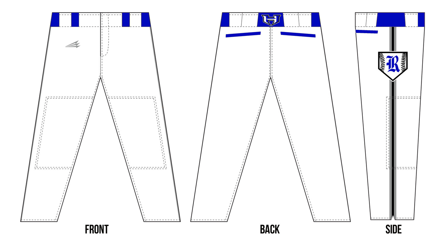 The Hitmen Custom Stacheman Elite Long Baseball Pants #BP5B