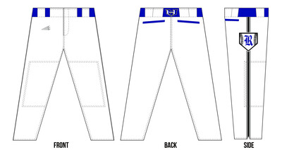 The Hitmen Custom Stacheman Elite Long Baseball Pants #BP5B