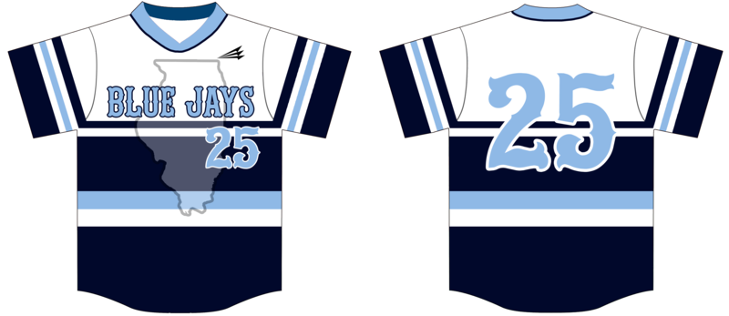 Central Illinois Blue Jays Custom NanoDri Baseball Jersey #J3B