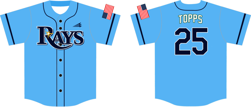 Columbus Rays Custom NanoDri Baseball Jersey #J1