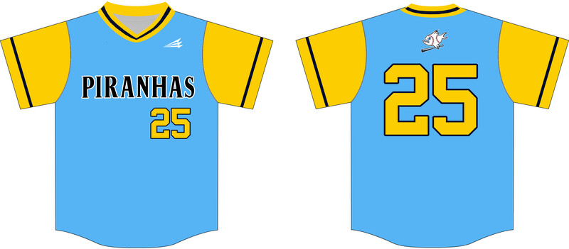 Piranhas Custom NanoDri Baseball Jersey #J29F