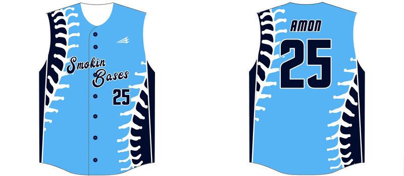 Smokin Bases Custom HexaFlex Baseball Jersey #J1D