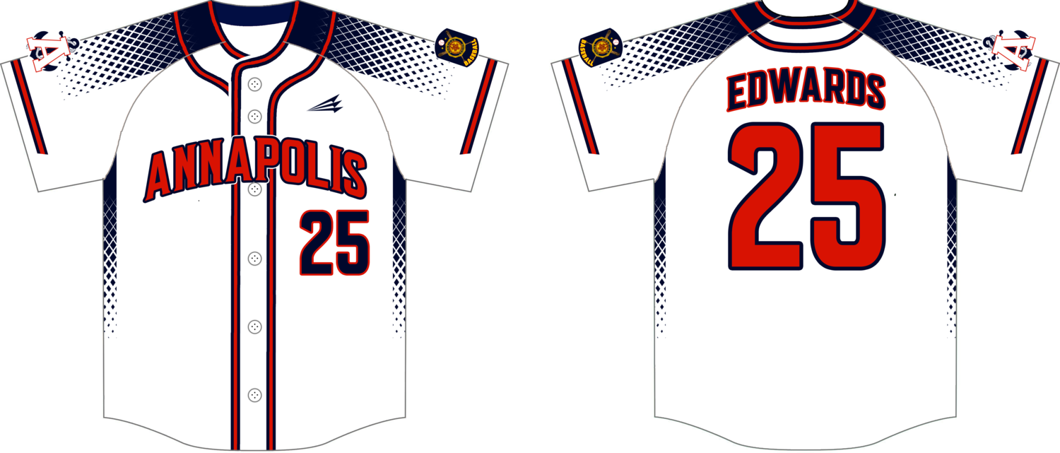 Annapolis Post 7 Admirals Custom Hexaflex Baseball Jersey #J5D